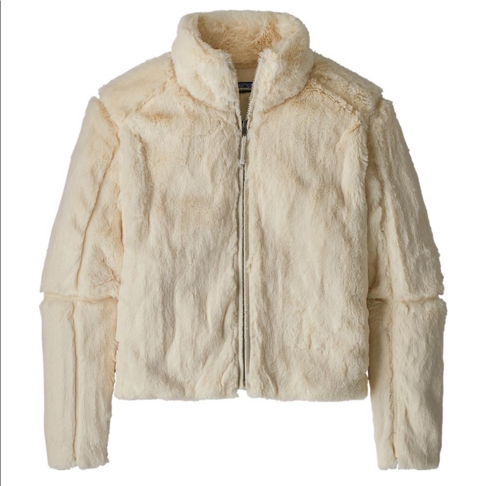 New Patagonia Lunar Frost Faux Fur Jacket XL